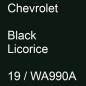 Preview: Chevrolet, Black Licorice, 19 / WA990A.